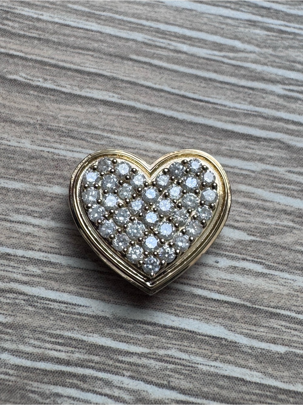 Natural diamond pendant 0.40 carats in k18 Japan gold